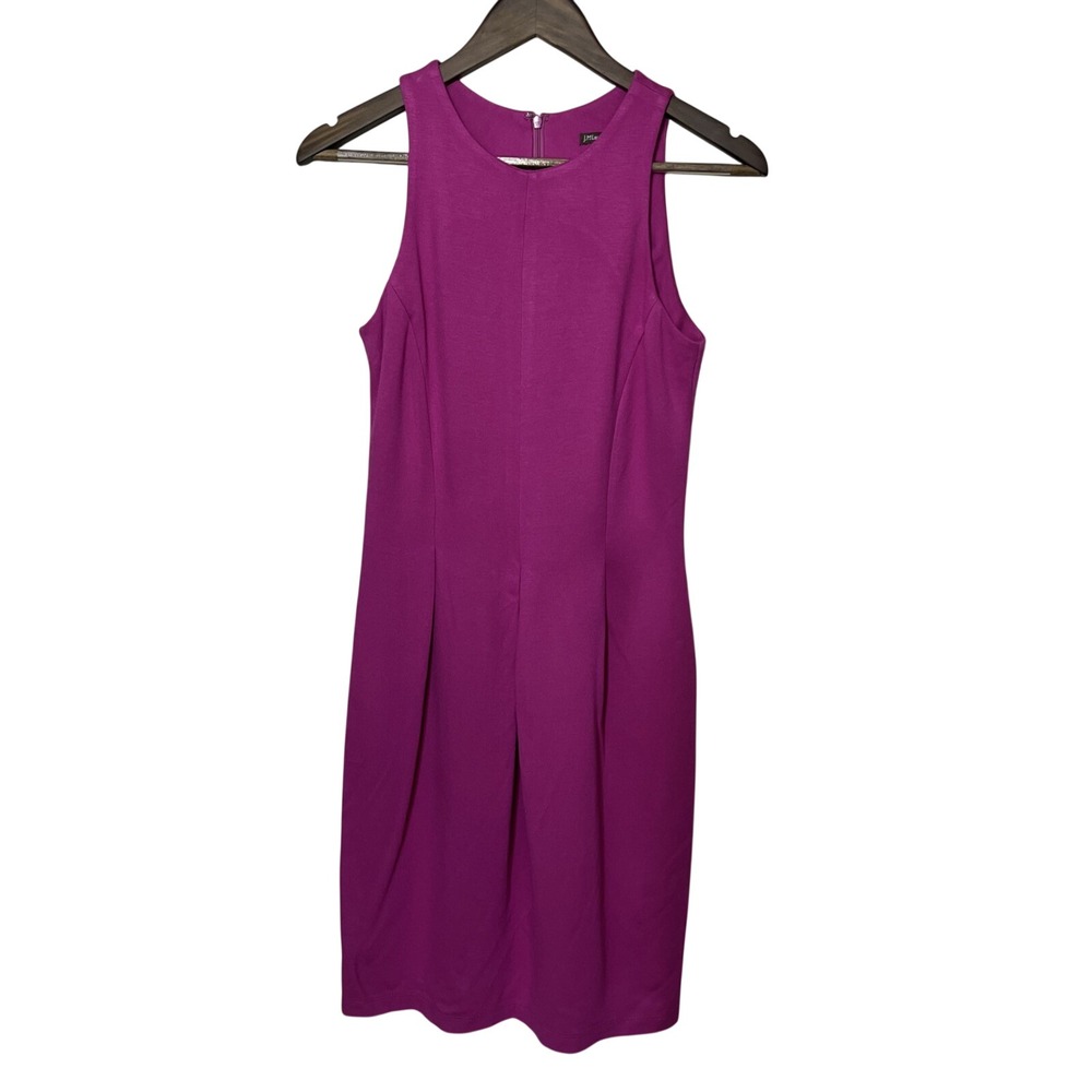 J. McLaughlin Magenta Purple Pink Shift Pencil Dress Size XS Career Office
